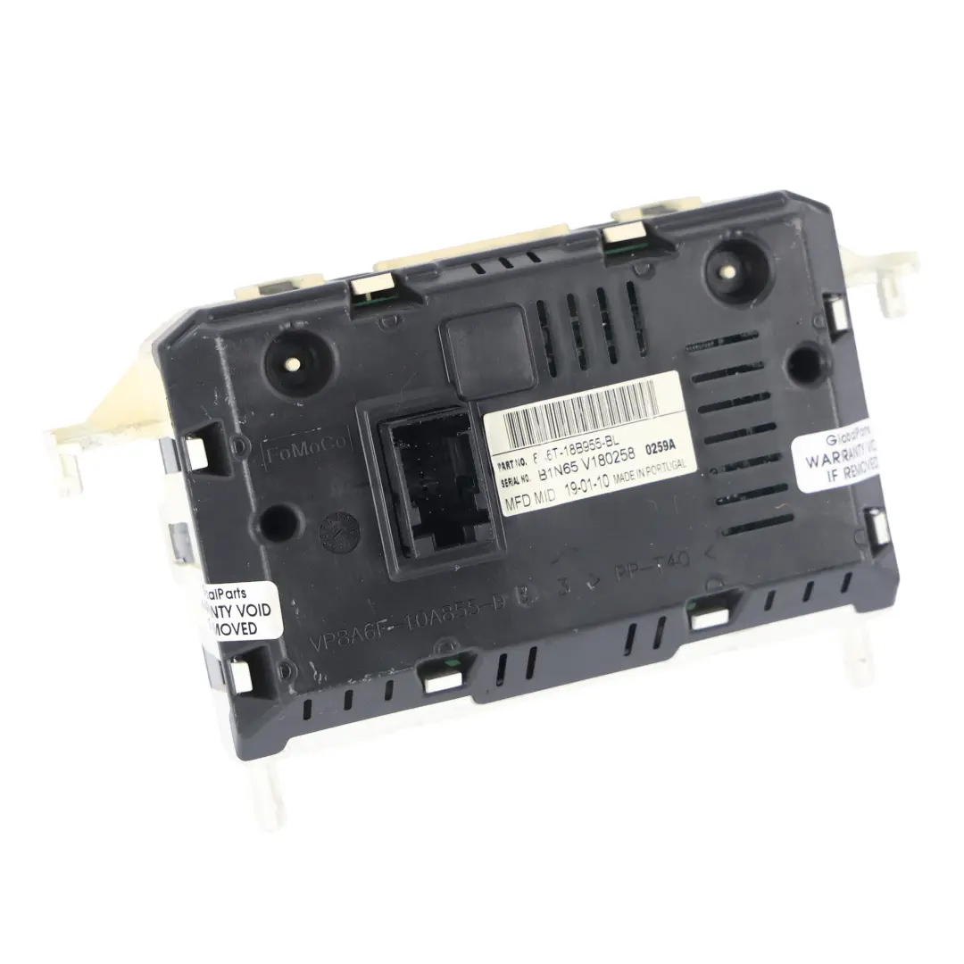 Ford Fiesta Mk7 Radio Multimedia Display Screen Unit Module - SKU 8A6T-18B955-BL - Part number 8A6T-18B955
