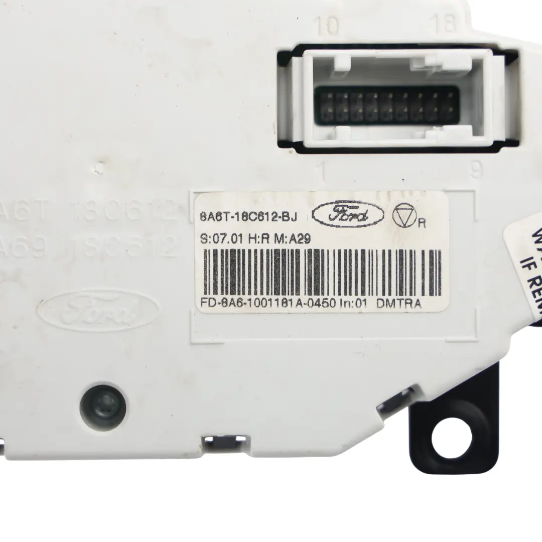 Ford Fiesta Mk7 Air Conditioning Heater Climate Control Panel - SKU 8A6T-18C612-BJ - Part number 8A6T-18C612-BJ