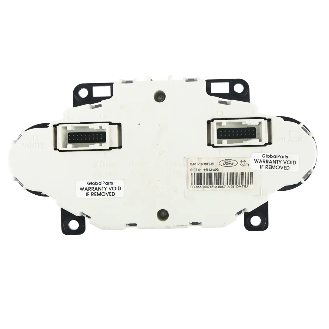 Ford Fiesta Mk7 Air Conditioning Heater Climate Control Panel - SKU 8A6T-18C612-BL - Part number 8A6T-18C612