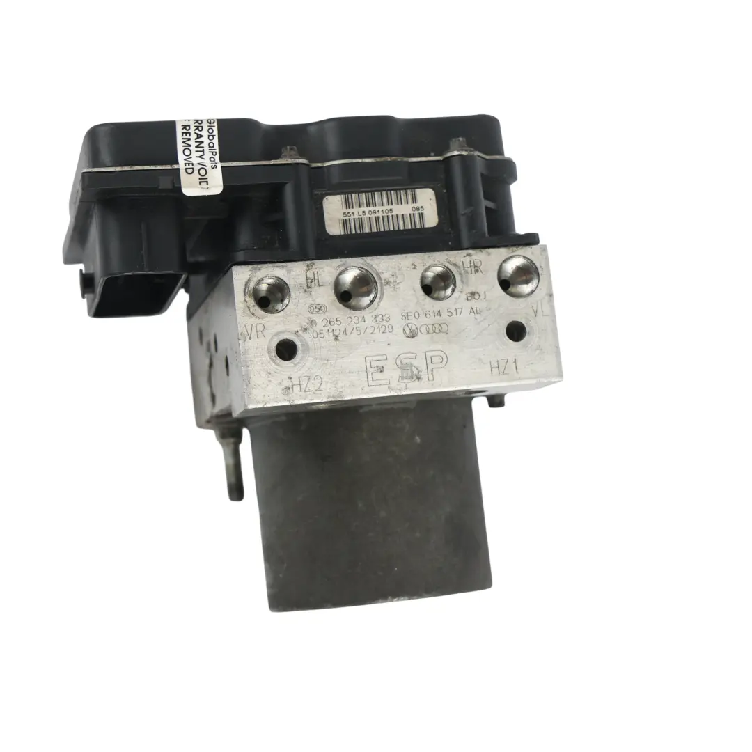 ABS Pumpe Hydraulikaggregat Bremse Steuergerät für Audi A4 B7 mit Teilenummer 8E0614517 Audi A4 B7 ABS Pumpe Hydraulikaggregat Bremse Steuergerät - SKU 8E0614517-1 - Teilenummer 8E0614517