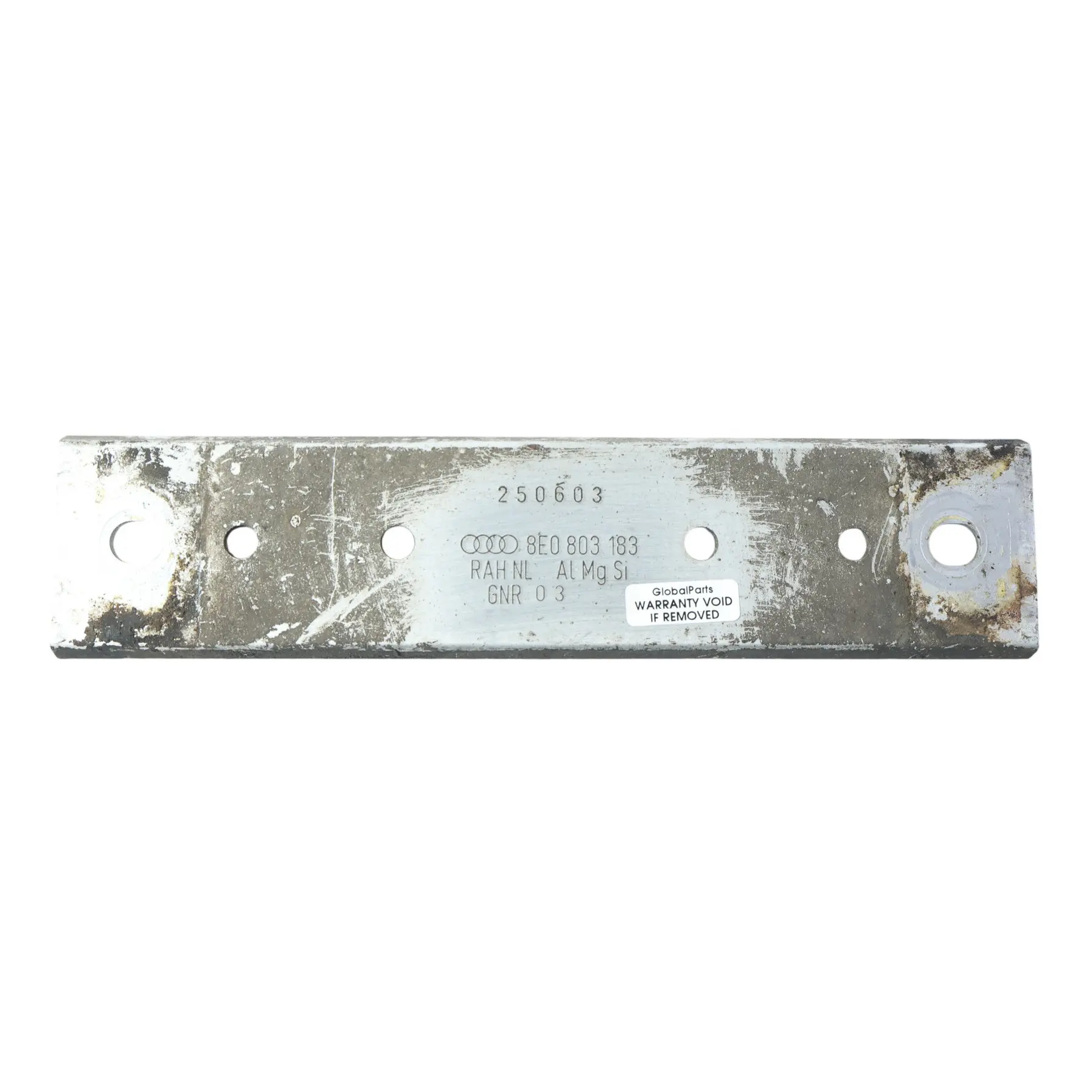 Audi A4 B6 B7 Cabrio Placa Soporte Refuerzo Bajos Trasero 8E0803183