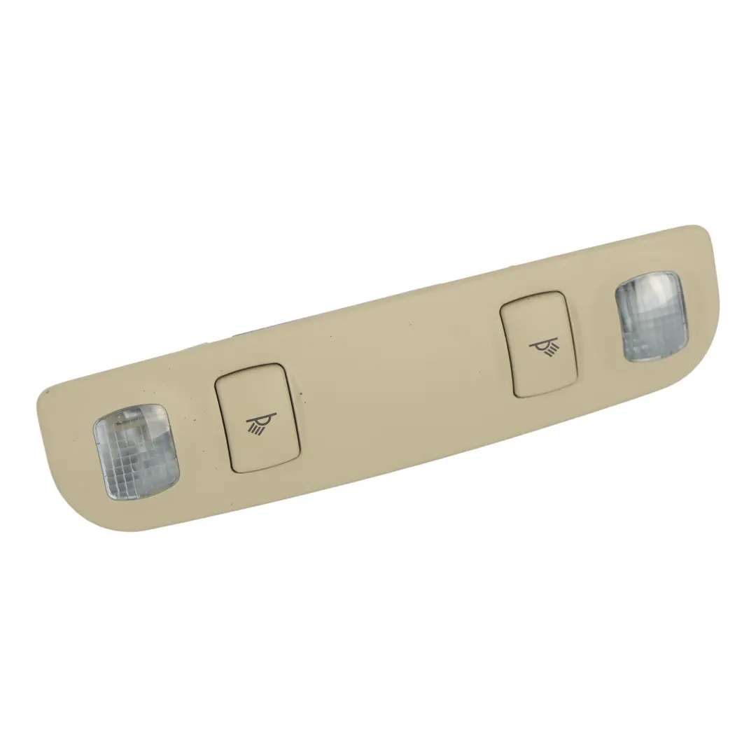 Audi A4 B7 Rear Headliner Interior Read Lamp Light Switch Panel Beige - SKU 8E0947111A-2 - Part number 8E0947111A