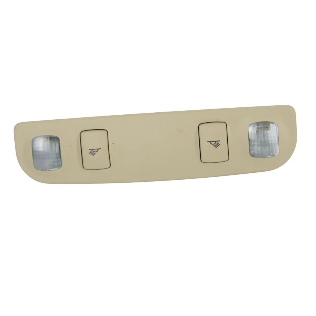 Audi A4 B7 Rear Headliner Interior Read Lamp Light Switch Panel Beige - SKU 8E0947111A-2 - Part number 8E0947111A