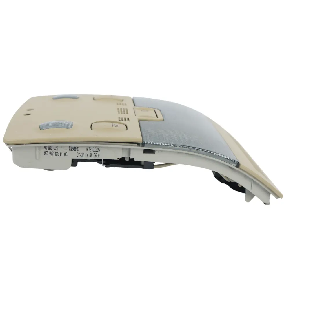 Interior Courtesy Headliner Light Lamp Switch Panel Beige to Audi A3 8P with Part number 8E0947135D Audi A3 8P Interior Courtesy Headliner Light Lamp Switch Panel Beige - SKU 8E0947135D-2 - Part number 8E0947135D