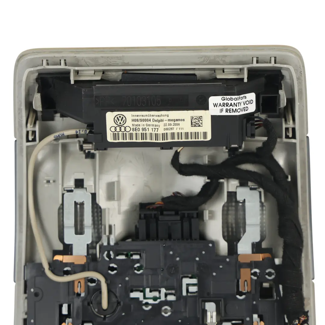 Audi A3 8P Interior Courtesy Headliner Light Lamp Switch Panel Beige - SKU 8E0947135D-2 - Part number 8E0947135D