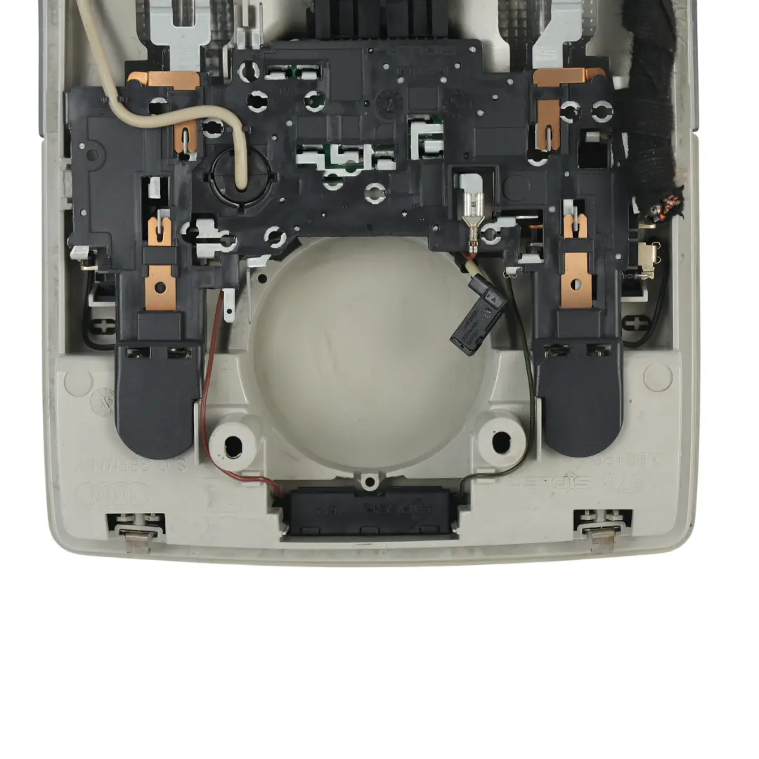 Audi A3 8P Innenraumleuchte Dachhimmel Lampe Schalter Blende Beige - SKU 8E0947135D-2 - Teilenummer 8E0947135D