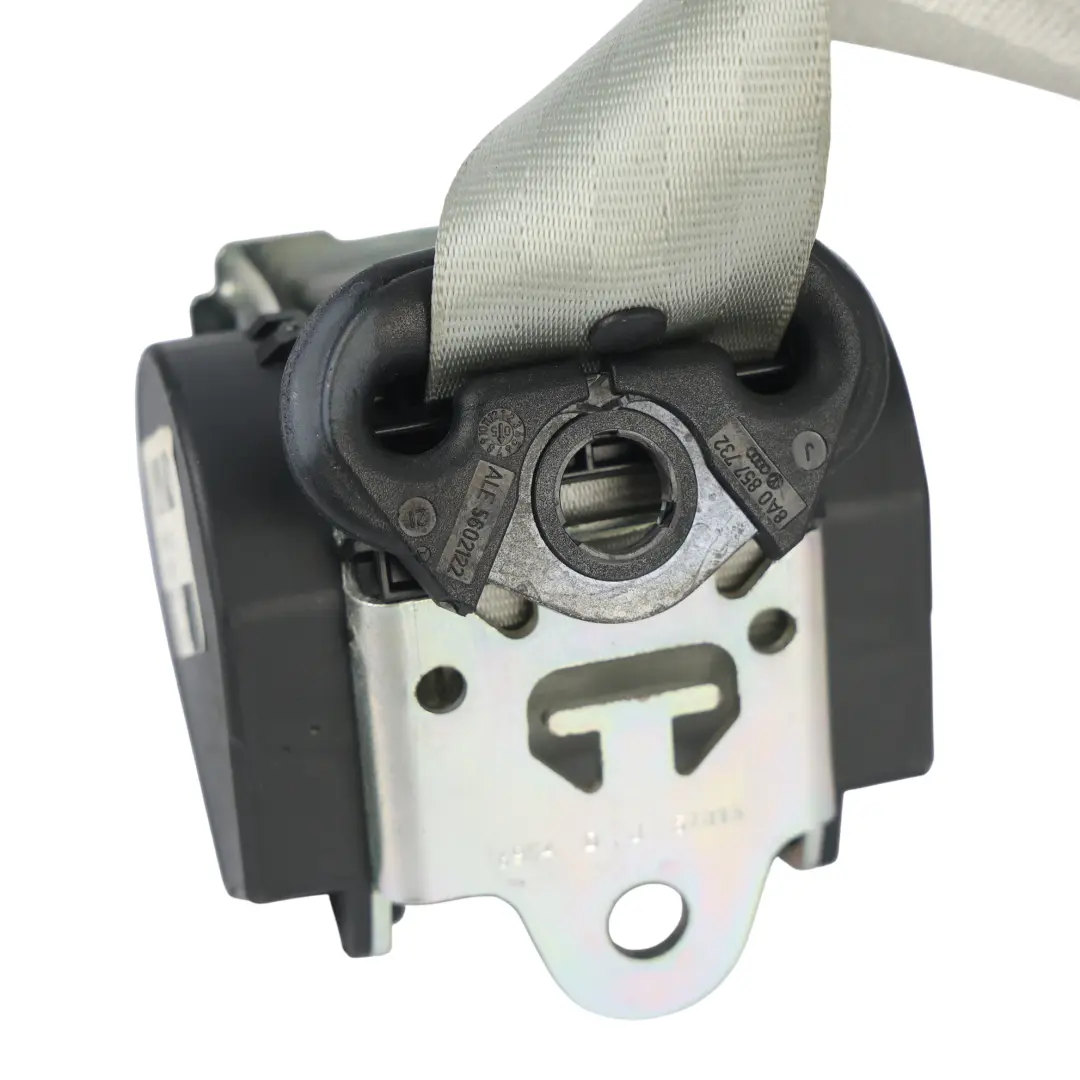 Audi A4 S4 B7 Rear Seat Belt Seatbelt Centre Middle Grey - SKU 8E5857807K - Part number 8E5857807K
