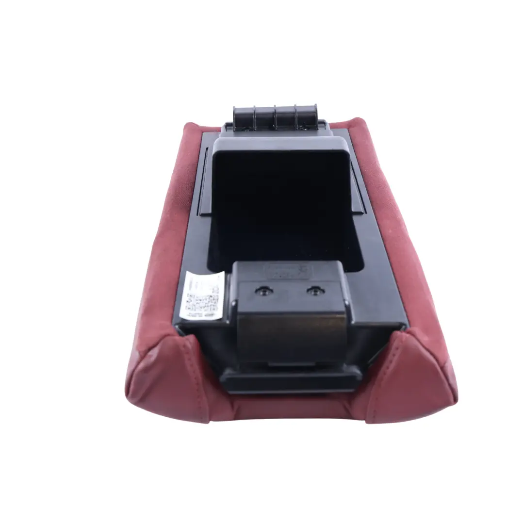 Audi A4 S4 B7 Cabrio Rear Seat Centre Armrest Cover Red Leather - SKU 8H0885081J-2 - Part number 8H0885081J