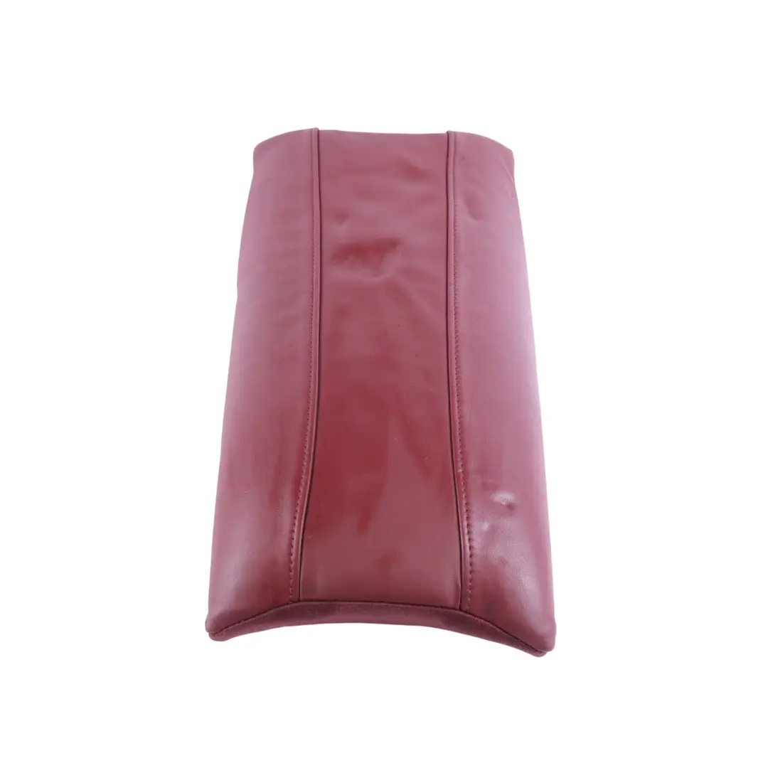 Audi A4 S4 B7 Cabrio Rear Seat Centre Armrest Cover Red Leather - SKU 8H0885081J-2 - Part number 8H0885081J