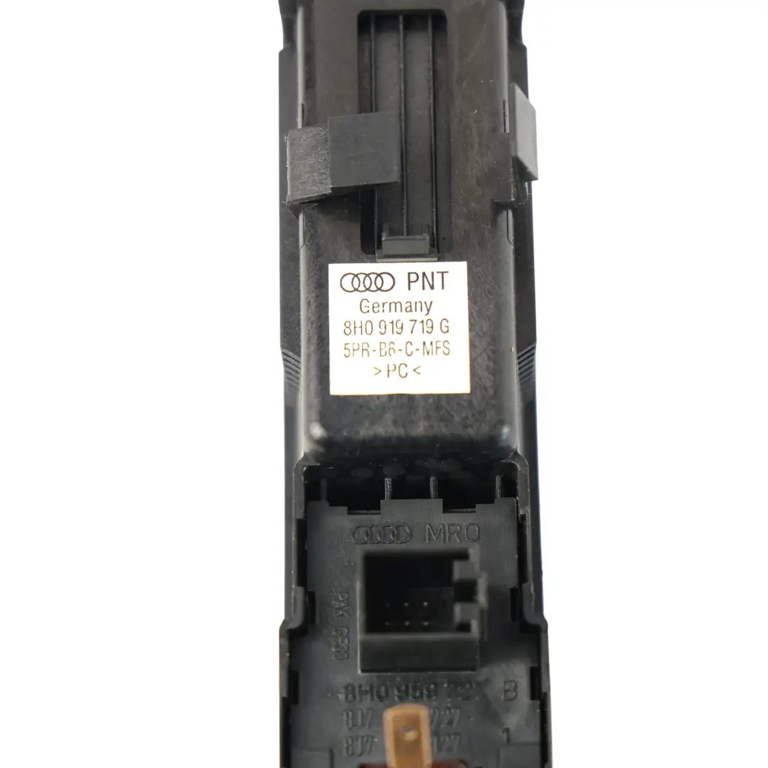 Audi A4 B7 Cabrio Interruptor Capota Encendedor Toma 12V Cenicero - SKU 8H0919719G-2 - Número de pieza 8H0919719G
