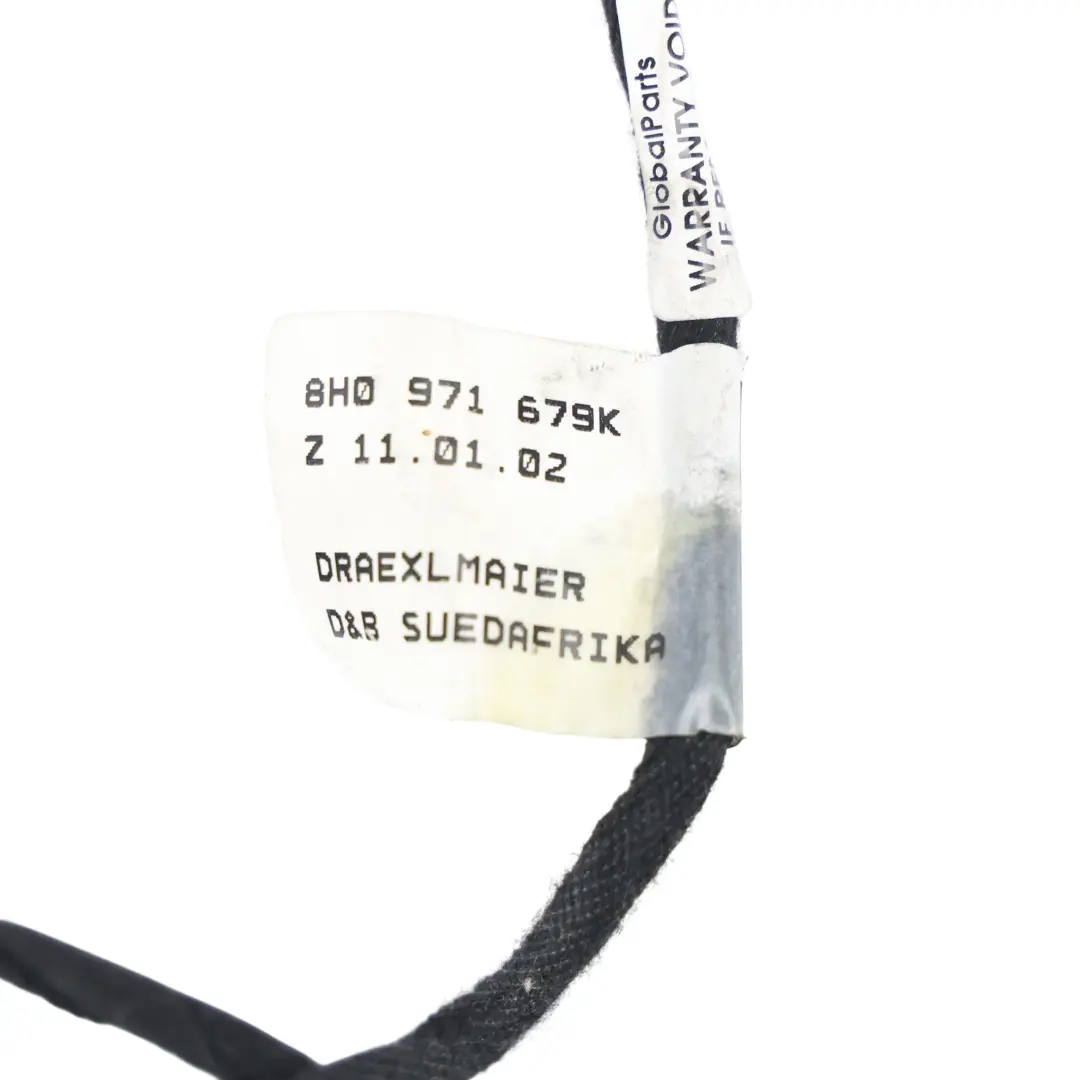 Audi A4 B6 Glove Box Light Wiring Harness Loom Cable Connector - SKU 8H0971679K - Part number 8H0971679K