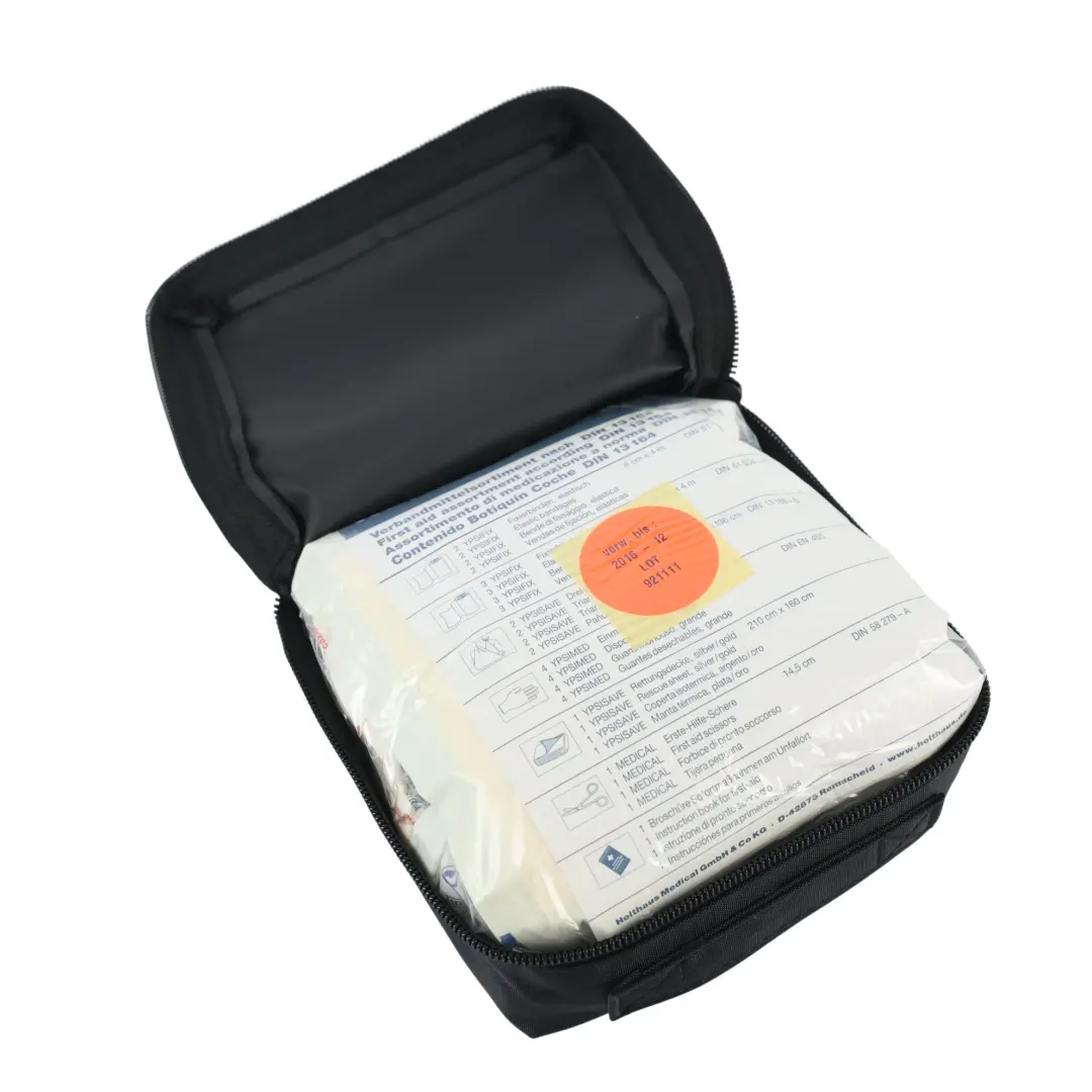 Kit Pronto Soccorso Borsa Emergenza per Audi Q5 8R R8 42 TT 8J con numero di parte 8J7860282 Audi Q5 8R R8 42 TT 8J Kit Pronto Soccorso Borsa Emergenza - SKU 8J7860282-1 - Numero di parte 8J7860282