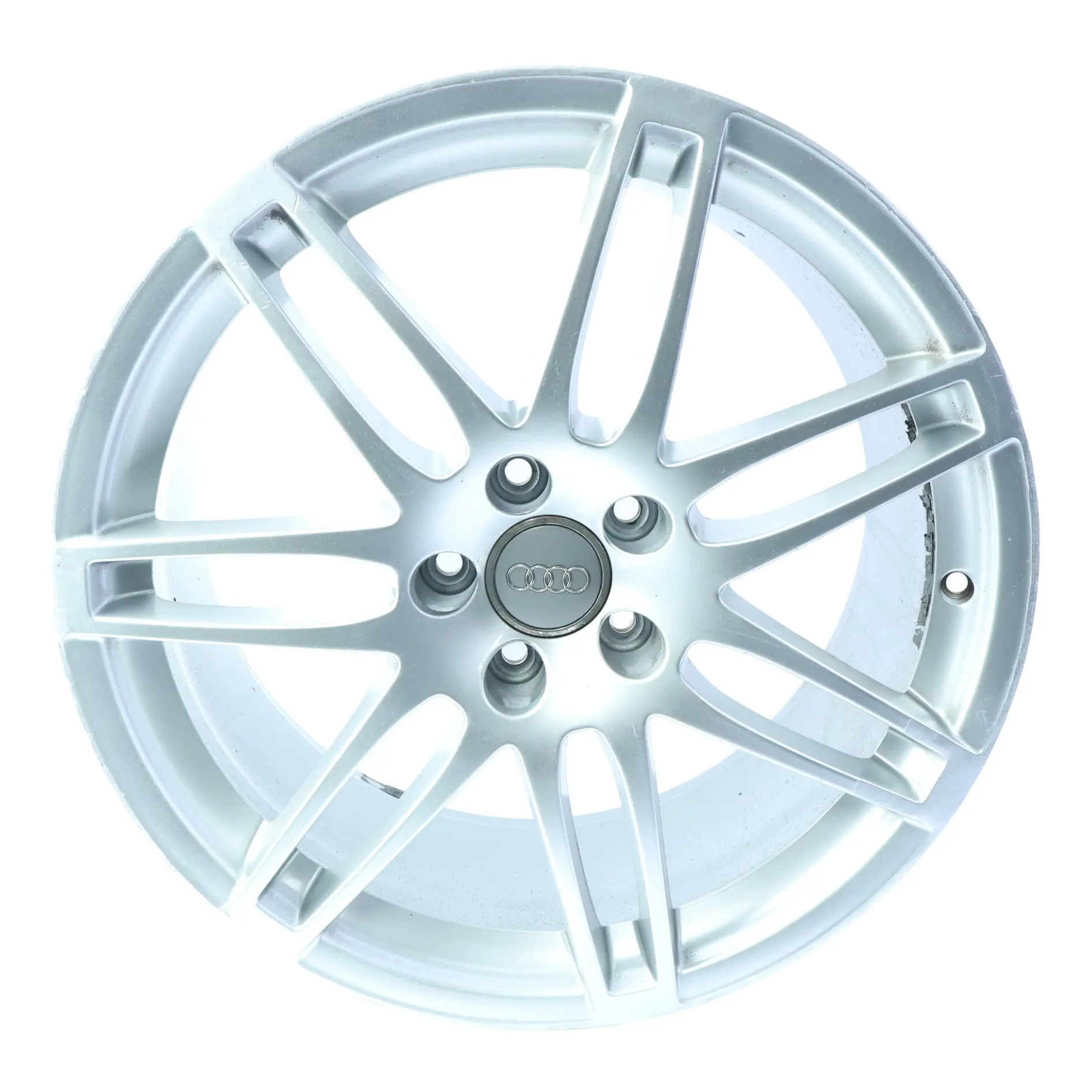 Jante Alliage Argentée Audi A4 B8 19" 8.5J ET:43 Doubles Branches 8K0601025AA