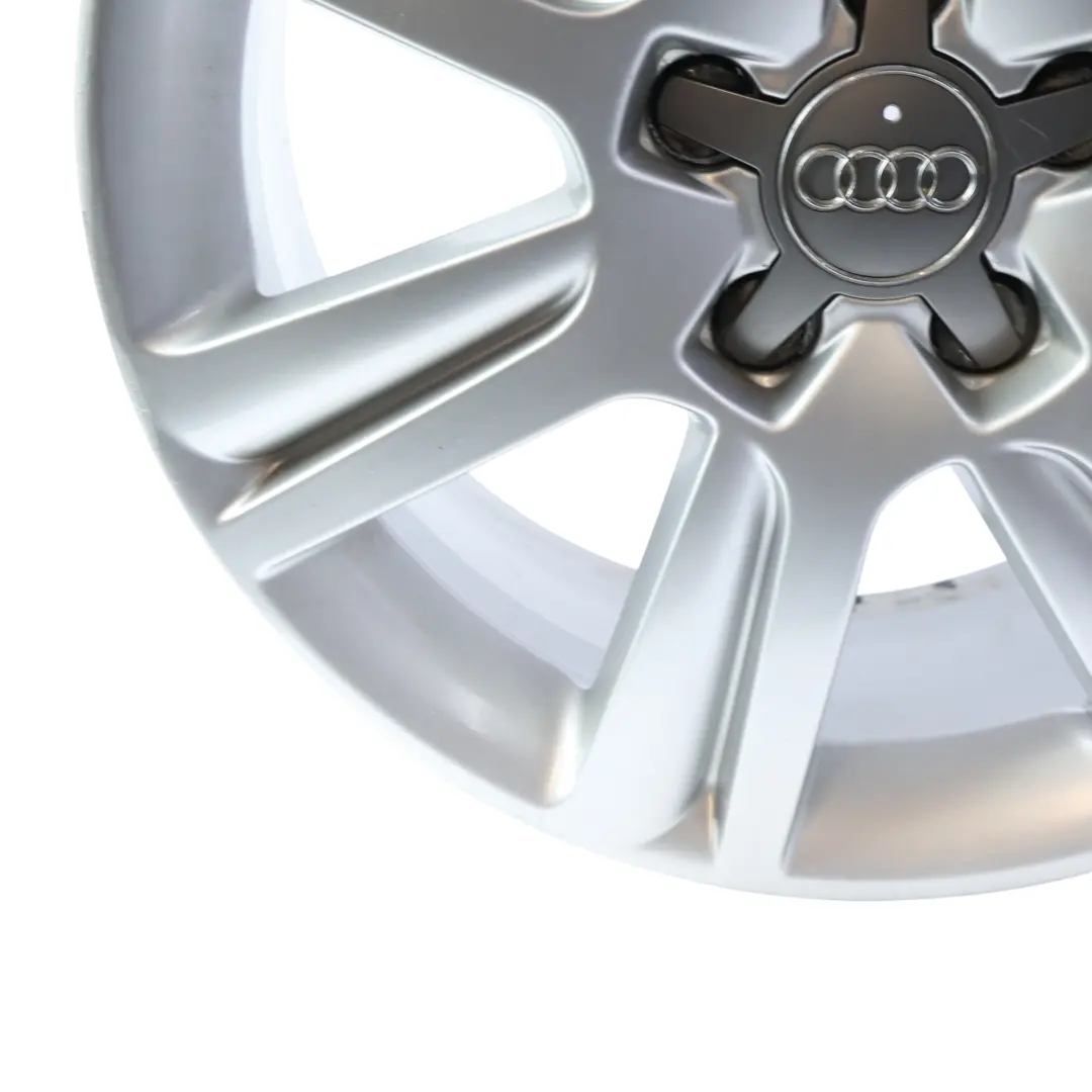 Audi A4 B8 A5 8T Silver Wheel Alloy Rim 17" ET:45 7,5J - SKU 8K0601025B-1 - Part number 8K0601025B