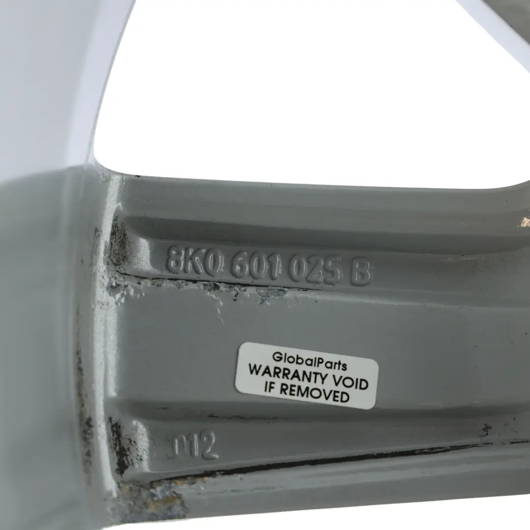 Llanta de aleación plateada 17" ET:45 7,5J para Audi A4 B8 A5 8T con número de pieza 8K0601025B Audi A4 B8 A5 8T Llanta de aleación plateada 17" ET:45 7,5J - SKU 8K0601025B-2 - Número de pieza 8K0601025B