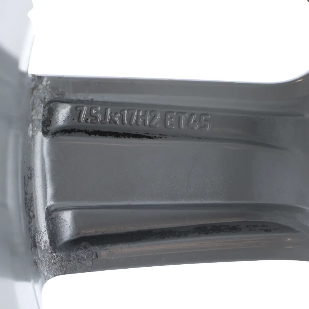 Audi A4 B8 A5 8T Jante argentée en alliage 17" ET:45 7,5J 8K0601025B - SKU 8K0601025B-2 - Numéro de pièce 8K0601025B-2