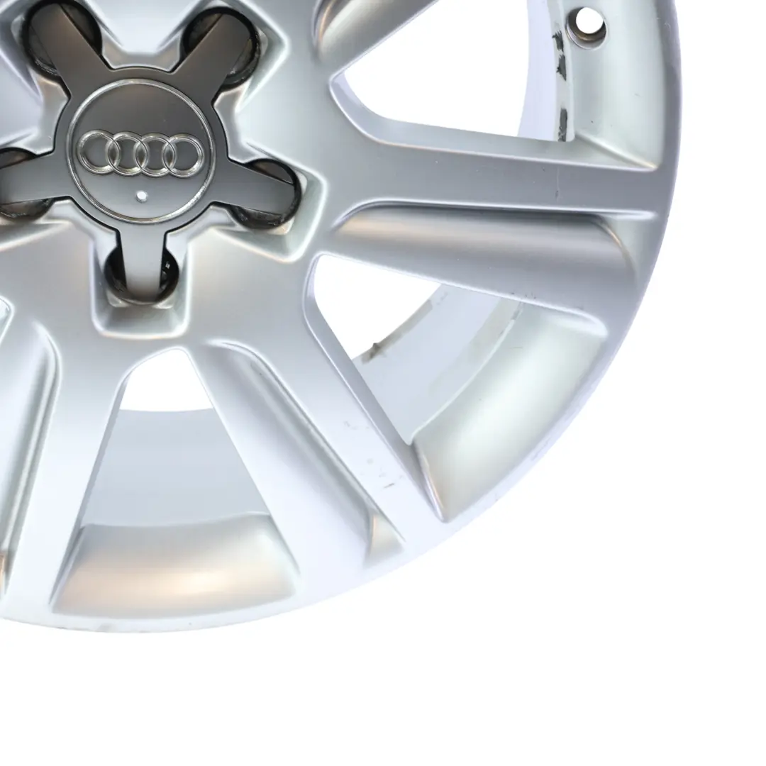 Audi A4 B8 A5 8T Silver Wheel Alloy Rim 17" ET:45 7,5J - SKU 8K0601025B-2 - Part number 8K0601025B