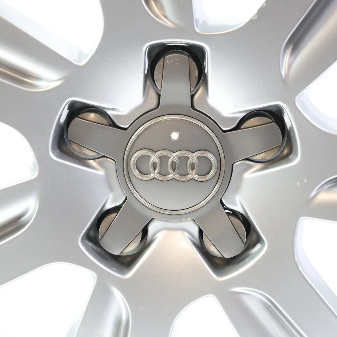 Audi A4 B8 Silver Wheel Alloy Rim 17" ET:45 7,5J - SKU 8K0601025B-4 - Part number 8K0601025B
