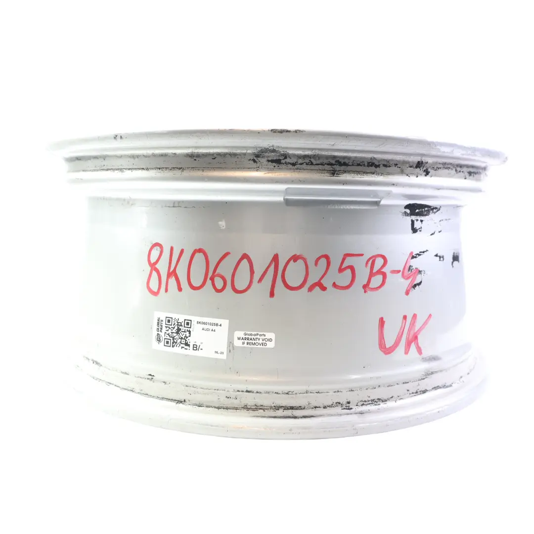 Audi A4 B8 Silver Wheel Alloy Rim 17" ET:45 7,5J - SKU 8K0601025B-4 - Part number 8K0601025B