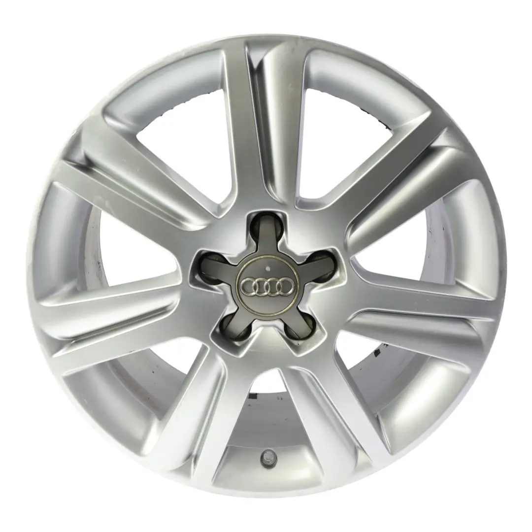 Audi A4 B8 A5 8T Srebrna Felga Aluminiowa 17" ET:45 7,5J - SKU 8K0601025B-SL2 - Numer Części 8K0601025B