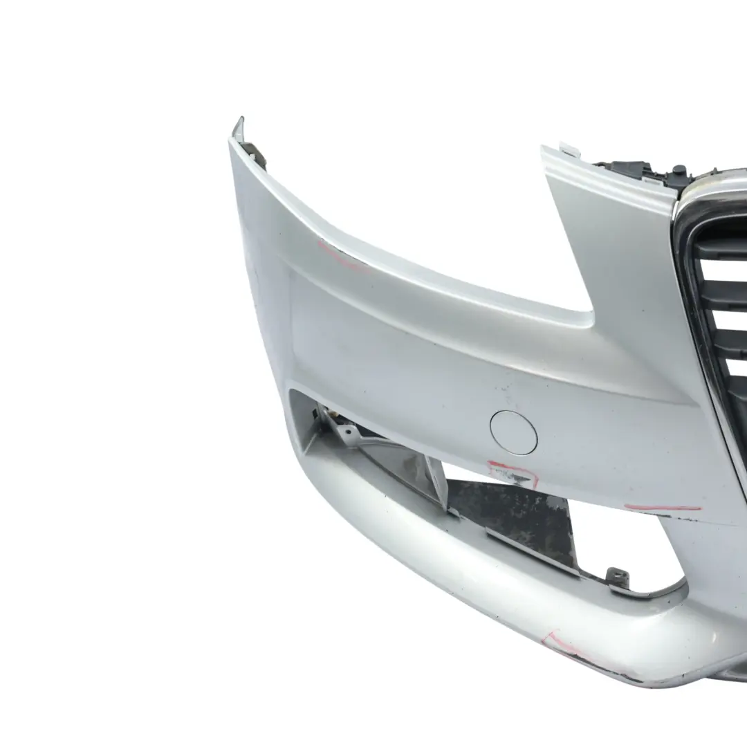 Front Bumper Trim Panel Cover Ice Silver Metallic - X7W to Audi A4 B8 with Part number 8K0807105 Audi A4 B8 Front Bumper Trim Panel Cover Ice Silver Metallic - X7W - SKU 8K0807105-ICS1 - Part number 8K0807105