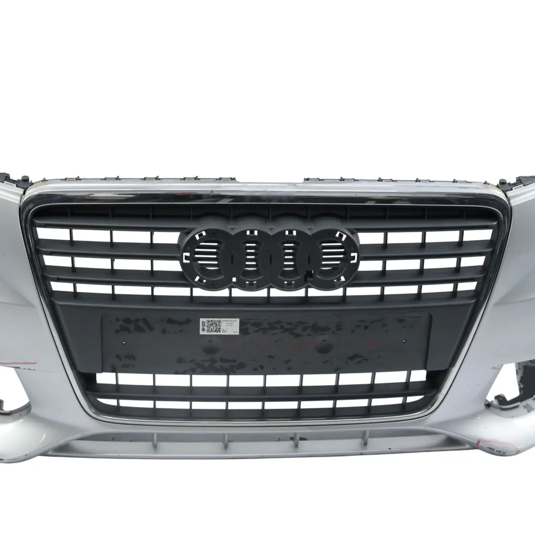 Zderzak Przedni Ice Silver Srebrny Metalik - X7W do Audi A4 B8 o numerze 8K0807105 Audi A4 B8 Zderzak Przedni Ice Silver Srebrny Metalik - X7W - SKU 8K0807105-ICS1 - Numer Części 8K0807105