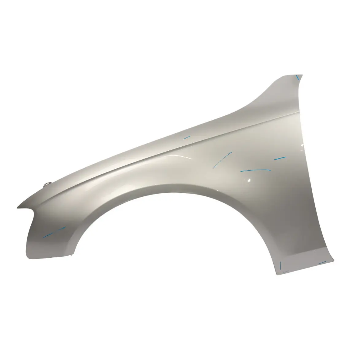 Audi A4 B8 Side Panel Front Left N/S Wing Fender Cover Ice Silver Metallic - X7W