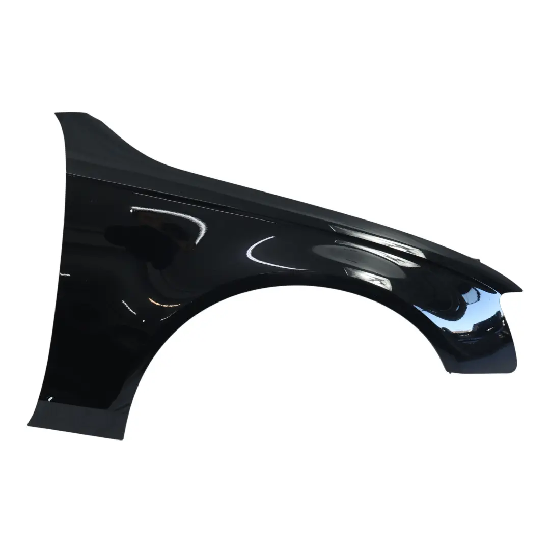 Audi A4 B8 Seitenteil Vorne Rechts Kotflügelabdeckung Brillantschwarz - LY9B - SKU 8K0821106A-BBL - Teilenummer 8K0821106A-BBL