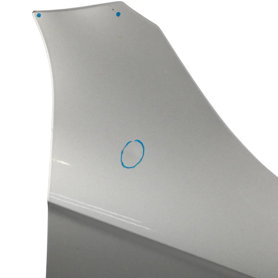 Side Panel Front Right O/S Wing Fender Cover Ice Silver Metallic-X7W to Audi A4 B8 with Part number 8K0821106A Audi A4 B8 Side Panel Front Right O/S Wing Fender Cover Ice Silver Metallic-X7W - SKU 8K0821106A-ICS - Part number 8K0821106A