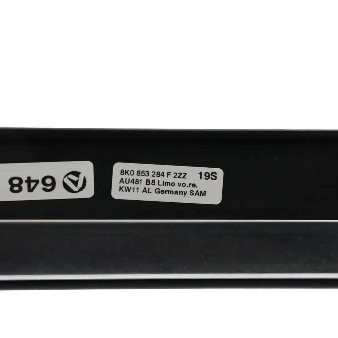 Audi A4 B8 Door Window Trim Panel Strip Chrome Front Right O/S - SKU 8K0853284F - Part number 8K0853284F