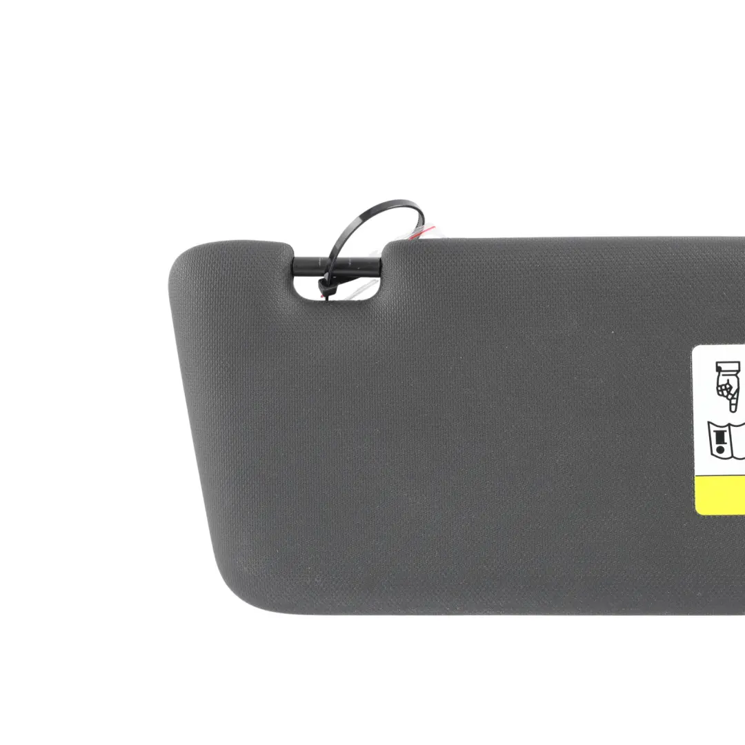 Audi Q3 8U Sun Visor Sunvisor Cover Panel Mirror Panel Black Left N/S - SKU 8K0857551-7 - Part number 8K0857551