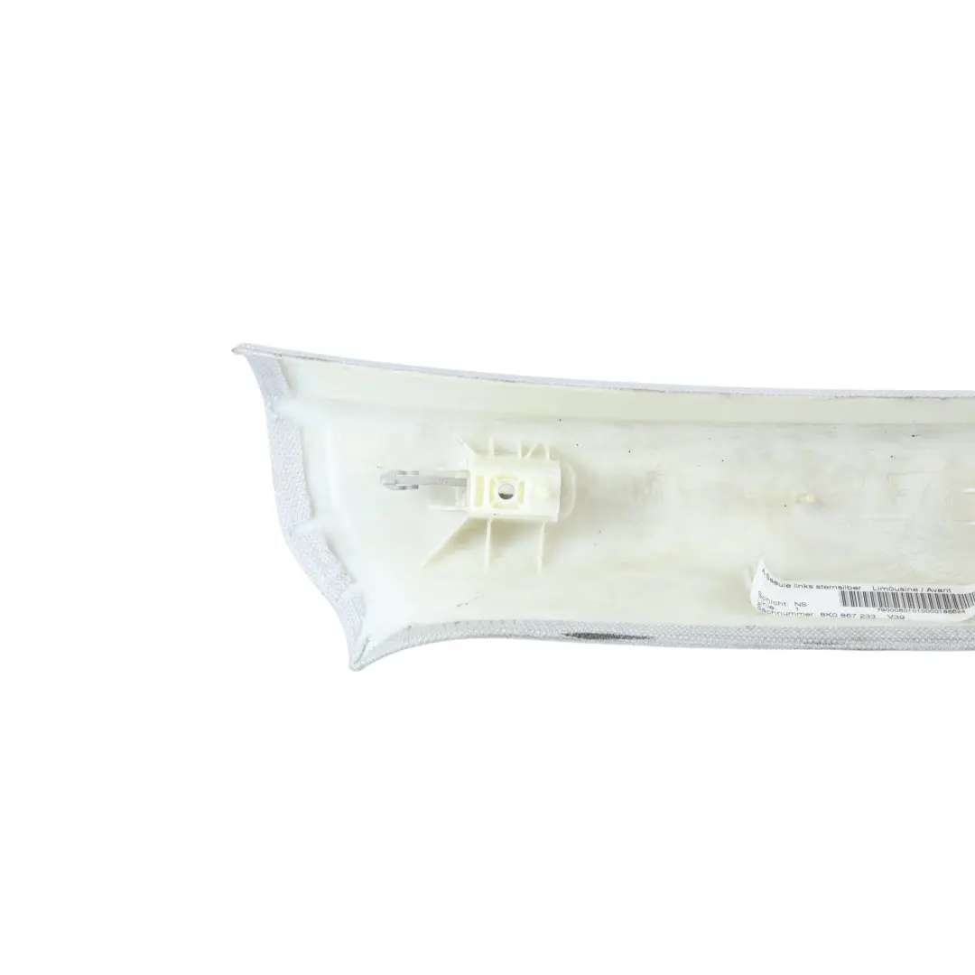 Audi A4 B8 Tapa Delantera Columna Pilar A Izquierda Panel - SKU 8K0867233 - Número de pieza 8K0867233