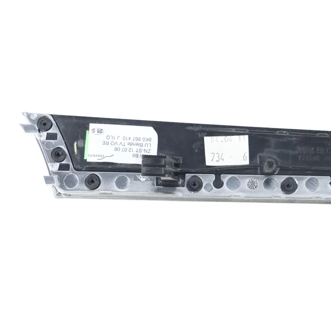 Audi A4 S4 B8 A5 8T Door Panel Trim Interior Strip Front Right O/S - SKU 8K0867410-BLK - Part number 8K0867410