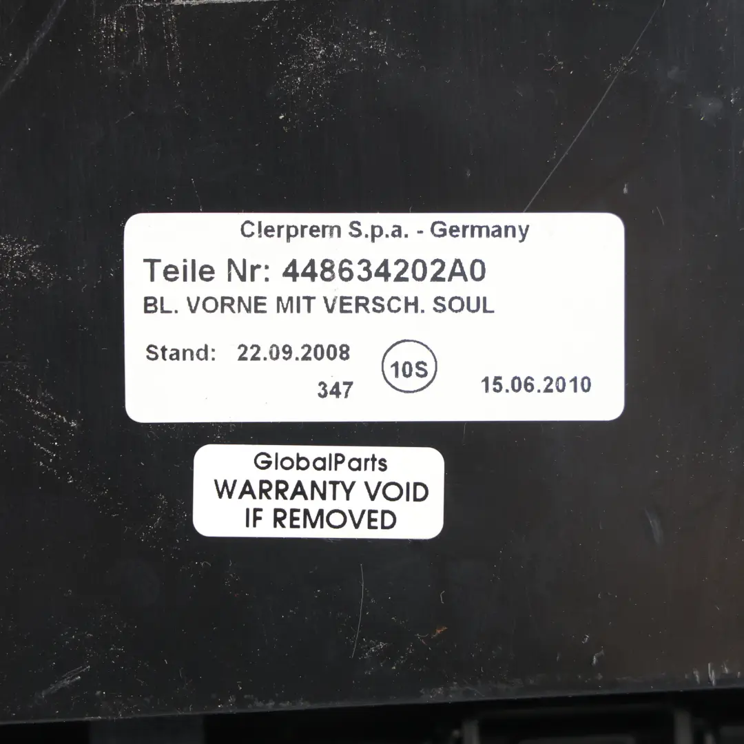 Audi A4 S4 B8 A5 S5 8T Soporte Reposabrazos Central Asiento Trasero - SKU 8K0885944 - Número de pieza 8K0885944