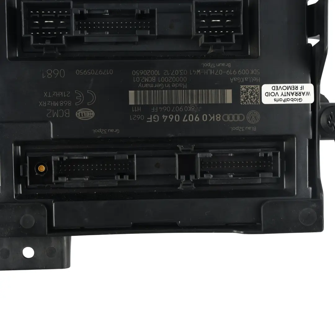 Audi S4 B8 Module Central de Confort Calculateur 8K0907064GF - SKU 8K0907064F-1 - Numéro de pièce 8K0907064F