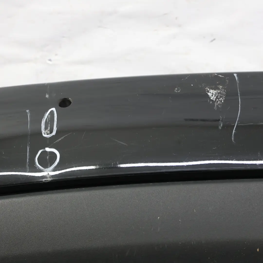 Bumper Trim Panel Cover Brilliant Black Metallic - Y9B to Audi A4 B8 Rear with Part number 8K5807303A Audi A4 B8 Rear Bumper Trim Panel Cover Brilliant Black Metallic - Y9B - SKU 8K5807303A-BBL - Part number 8K5807303A