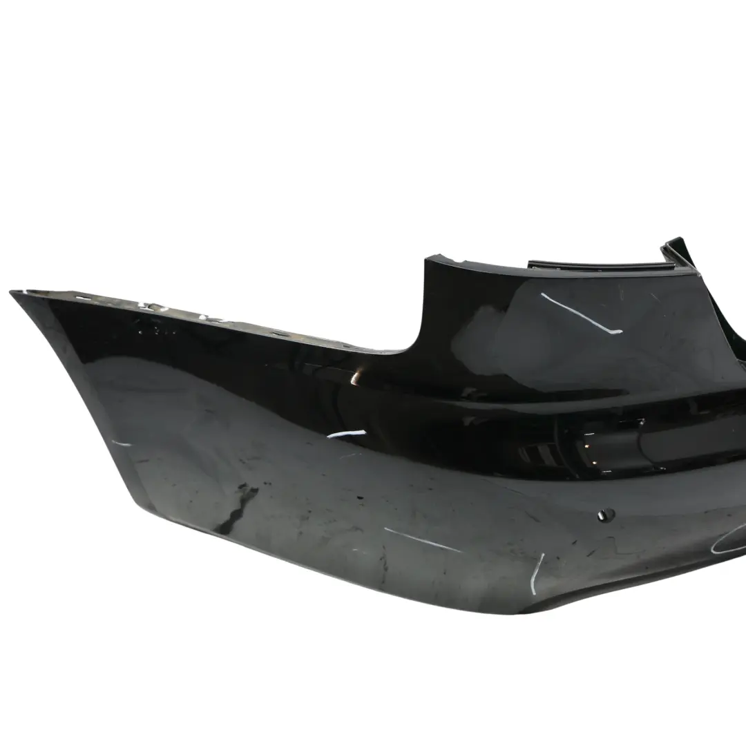 Audi A4 B8 Rear Bumper Trim Panel Cover Brilliant Black Metallic - Y9B - SKU 8K5807303A-BBL - Part number 8K5807303A
