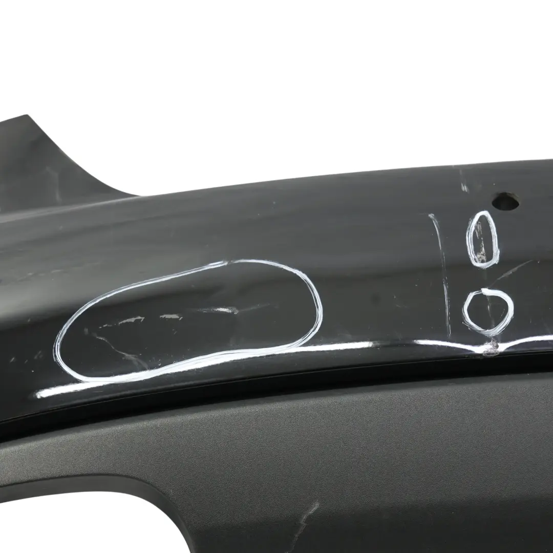 Audi A4 B8 Rear Bumper Trim Panel Cover Brilliant Black Metallic - Y9B - SKU 8K5807303A-BBL - Part number 8K5807303A