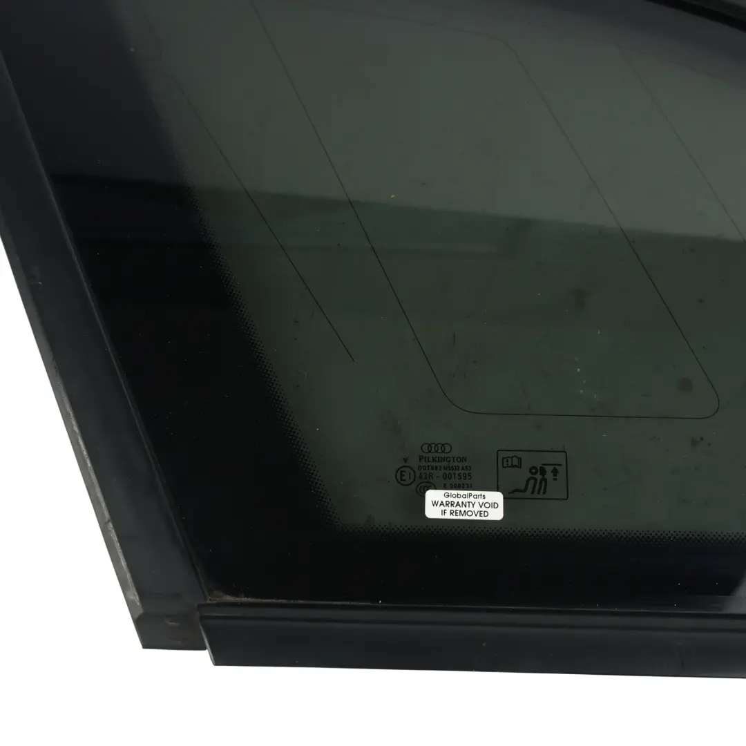 Audi A4 S4 B8 Rear Quarter Window Glass Tinted Left N/S AS3 - SKU 8K9845299D - Part number 8K9845299D