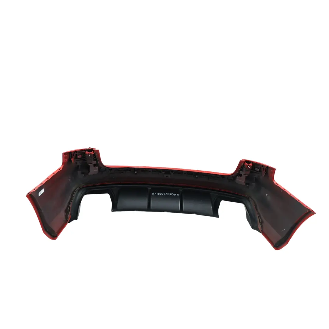 Audi A4 B8 Avant Rear Bumper Trim Panel Cover Misano Red Pearl - Z3M - SKU 8K9807067C-MRE - Part number 8K9807067C
