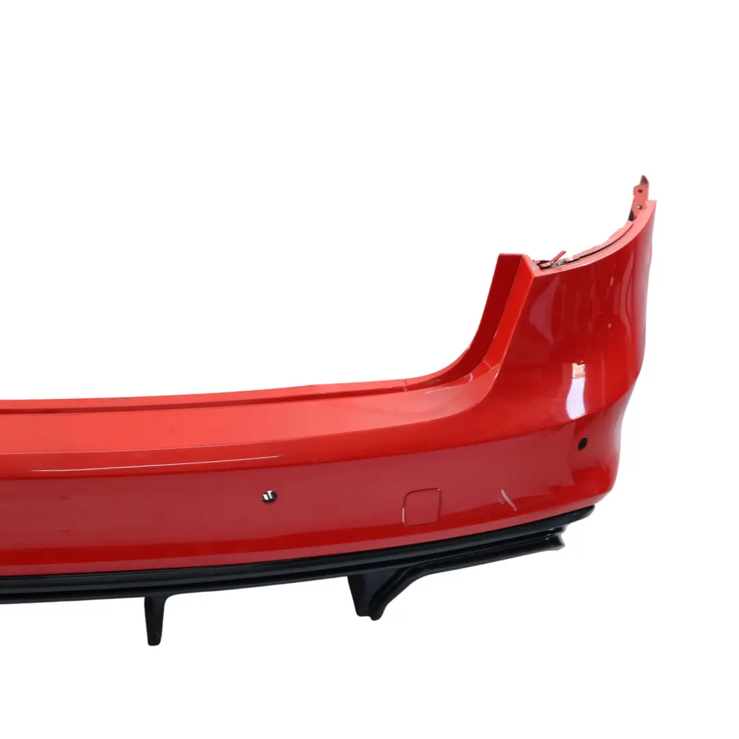 Bumper Trim Panel Cover Misano Red Pearl - Z3M to Audi A4 B8 Avant Rear with Part number 8K9807067C Audi A4 B8 Avant Rear Bumper Trim Panel Cover Misano Red Pearl - Z3M - SKU 8K9807067C-MRE - Part number 8K9807067C