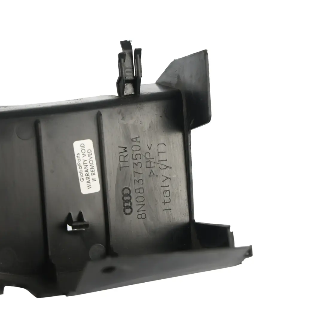 8N Osłona Plastikowa Zamka Drzwi Przód Prawa do Audi TT o numerze 8N0837350A Audi TT 8N Osłona Plastikowa Zamka Drzwi Przód Prawa - SKU 8N0837350A - Numer Części 8N0837350A