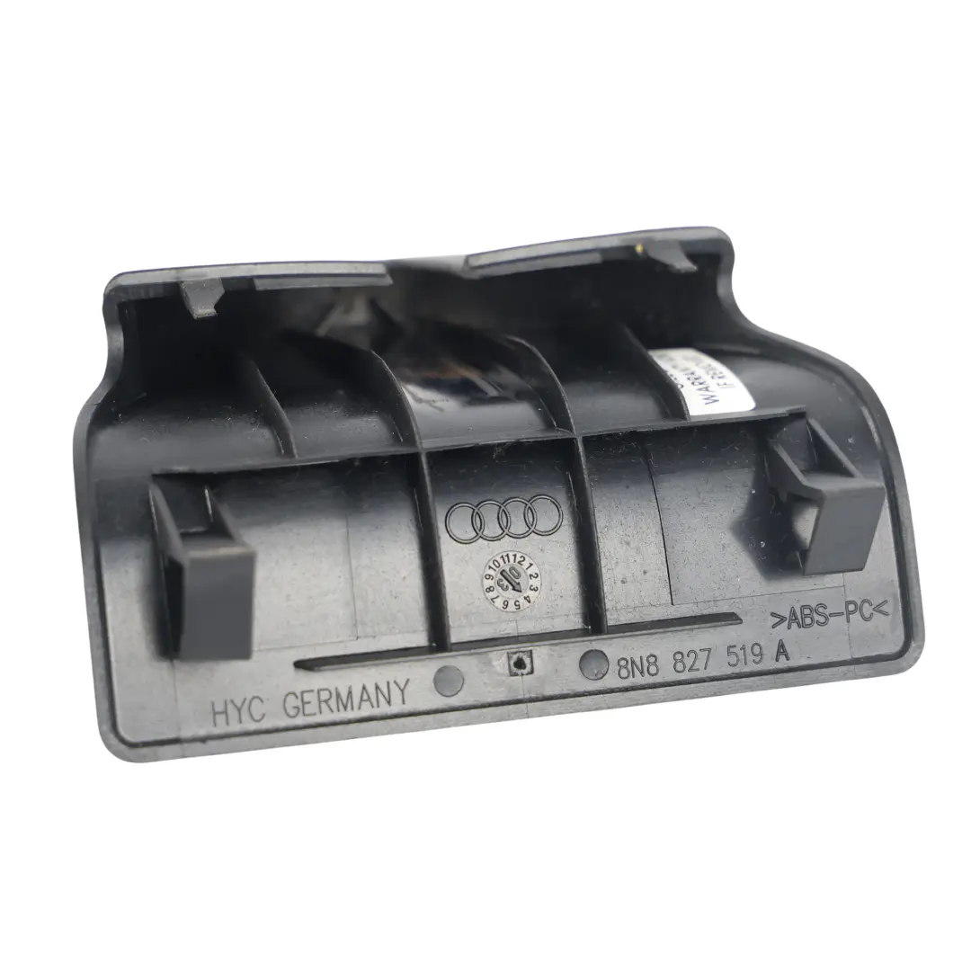 8N Trunk Boot Lid Lock Latch Cover Trim Panel Black to Audi TT with Part number 8N8827519A Audi TT 8N Trunk Boot Lid Lock Latch Cover Trim Panel Black - SKU 8N8827519A - Part number 8N8827519A