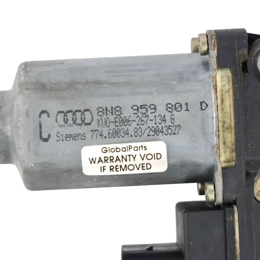 Audi TT 8N Fensterheber Motor Vorne Links - SKU 8N8959801D - Teilenummer 8N8959801D