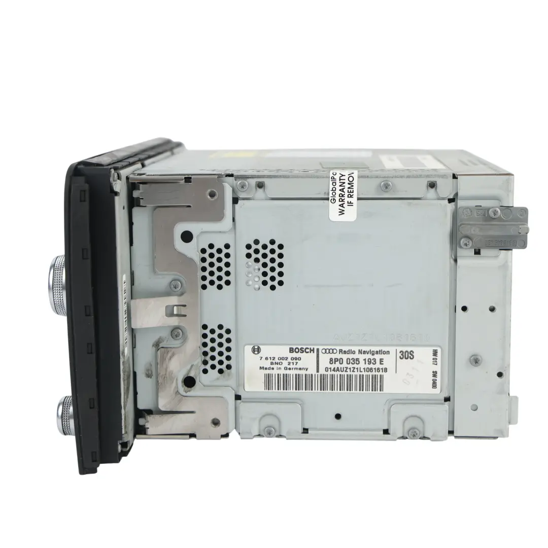 Satellite Navigation Head Unit Radio Unit Module CD MP3 to Audi A3 8P with Part number 8P0035193E Audi A3 8P Satellite Navigation Head Unit Radio Unit Module CD MP3 - SKU 8P0035193E - Part number 8P0035193E
