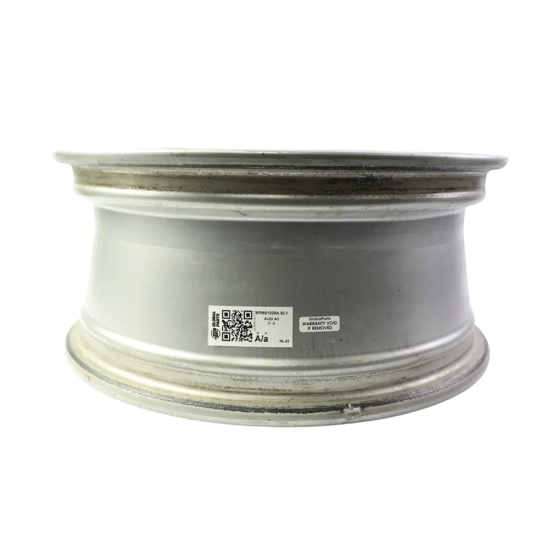 Audi A3 8P Jante Alliage Argent 16" 6,5J ET:50 - SKU 8P0601025A-SL1 - Numéro de pièce 8P0601025A