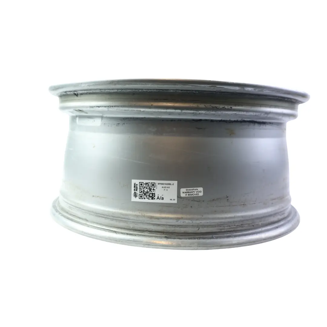  Llanta aleación plateada Audi A3 8P 17" 7,5J ET:56 Star Spoke - SKU 8P0601025BL-2 - Número de pieza 8P0601025BL