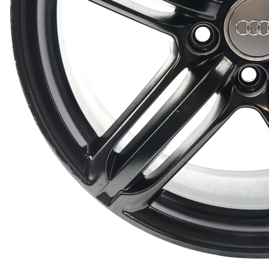 Alloy Wheel Rim Star 18" 7,5J ET:54 to Audi A3 8P Black with Part number 8P0601025DQ Audi A3 8P Black Alloy Wheel Rim Star 18" 7,5J ET:54 - SKU 8P0601025DQ-1 - Part number 8P0601025DQ