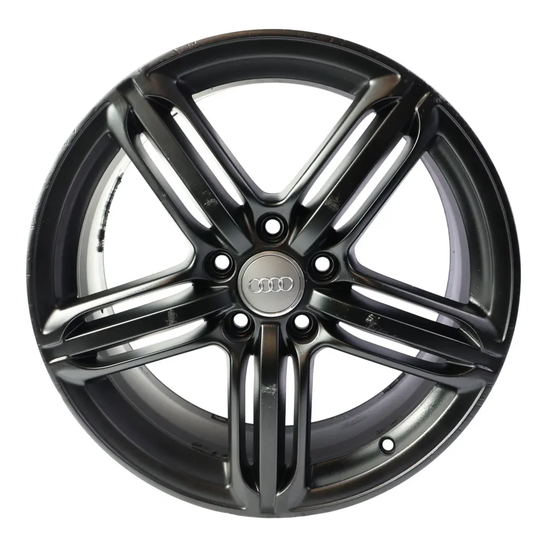 Audi A3 8P Llanta Aleación Negra Radios Estrella 18" 7,5J ET:54 - SKU 8P0601025DQ-BLK2 - Número de pieza 8P0601025DQ