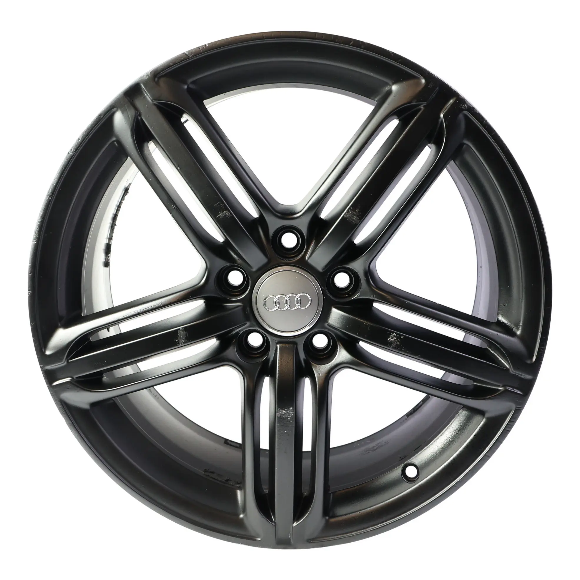 Audi A3 8P Llanta Aleación Negra Radios Estrella 18" 7,5J ET:54 8P0601025DQ